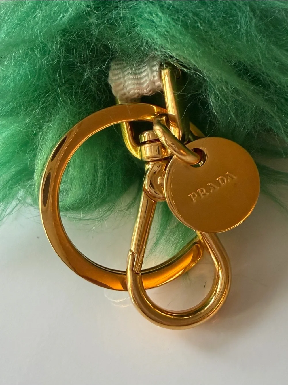 Prada Trick Duke Teddy Bear Bag Charm Keychain Rare Made in Italy